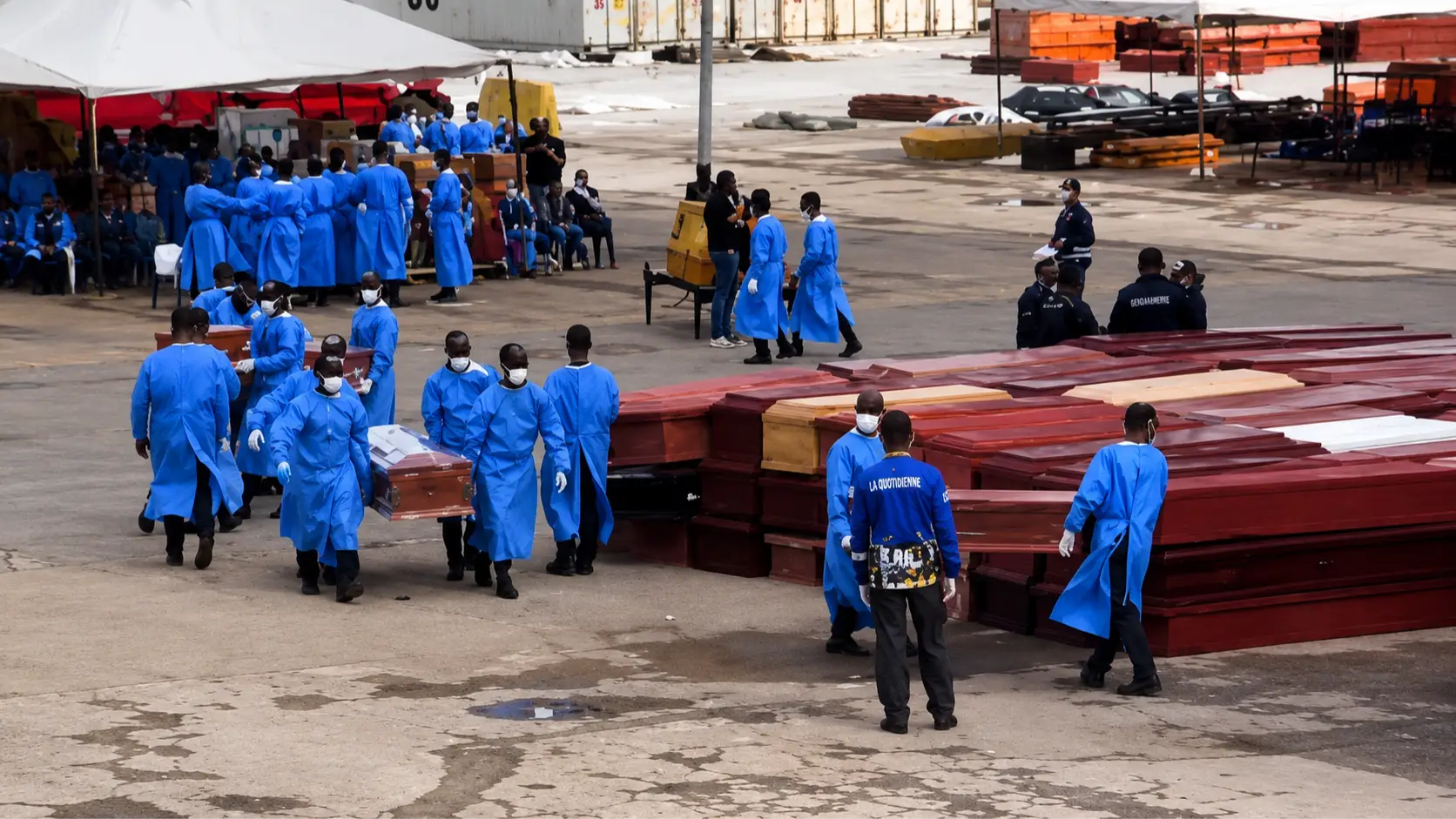 Porto tem sido usado como necrotério improvisado na Venezuela