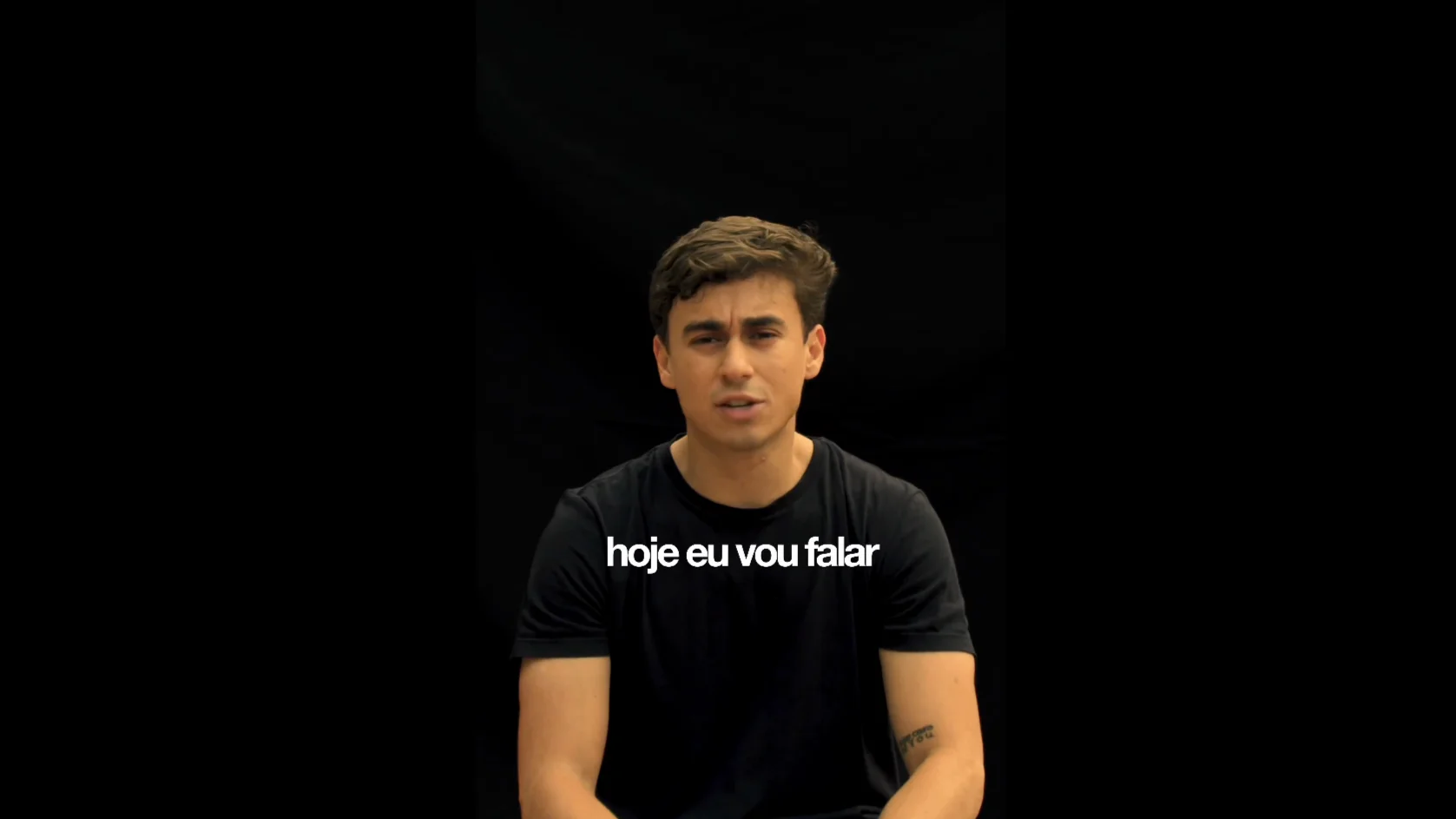 Nikolas Ferreira em trecho do vídeo publicado nas redes